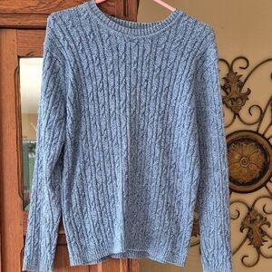 Karen Scott Light Blue Crewneck Sweater